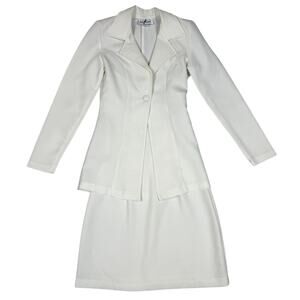 Vintage Beware Womens Size 3 Matching Mini Dress & Suit Jacket